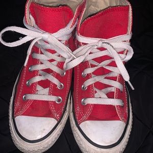 Red high top converse men’s size 5 women’s size 7